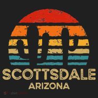 Scottsdale Arizona Retro Sunset Hat thumb 2