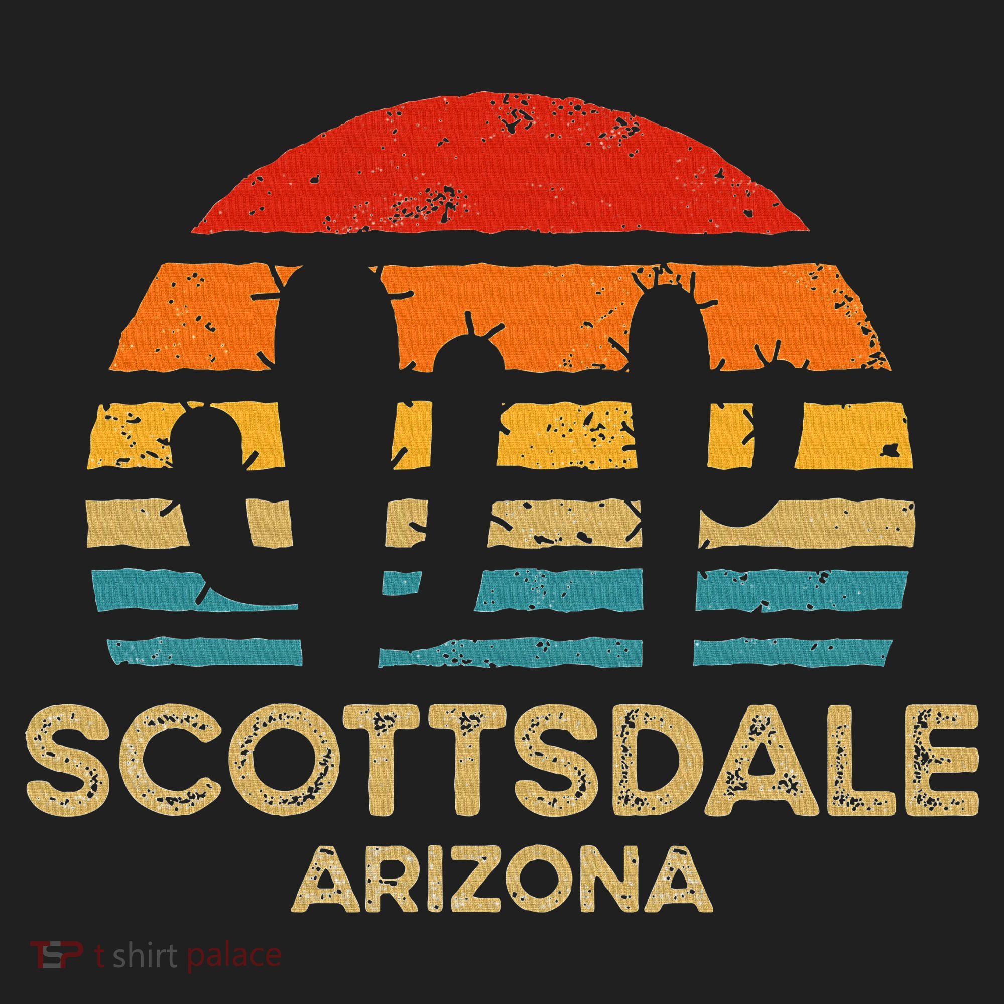 Scottsdale Arizona Retro Sunset Hat