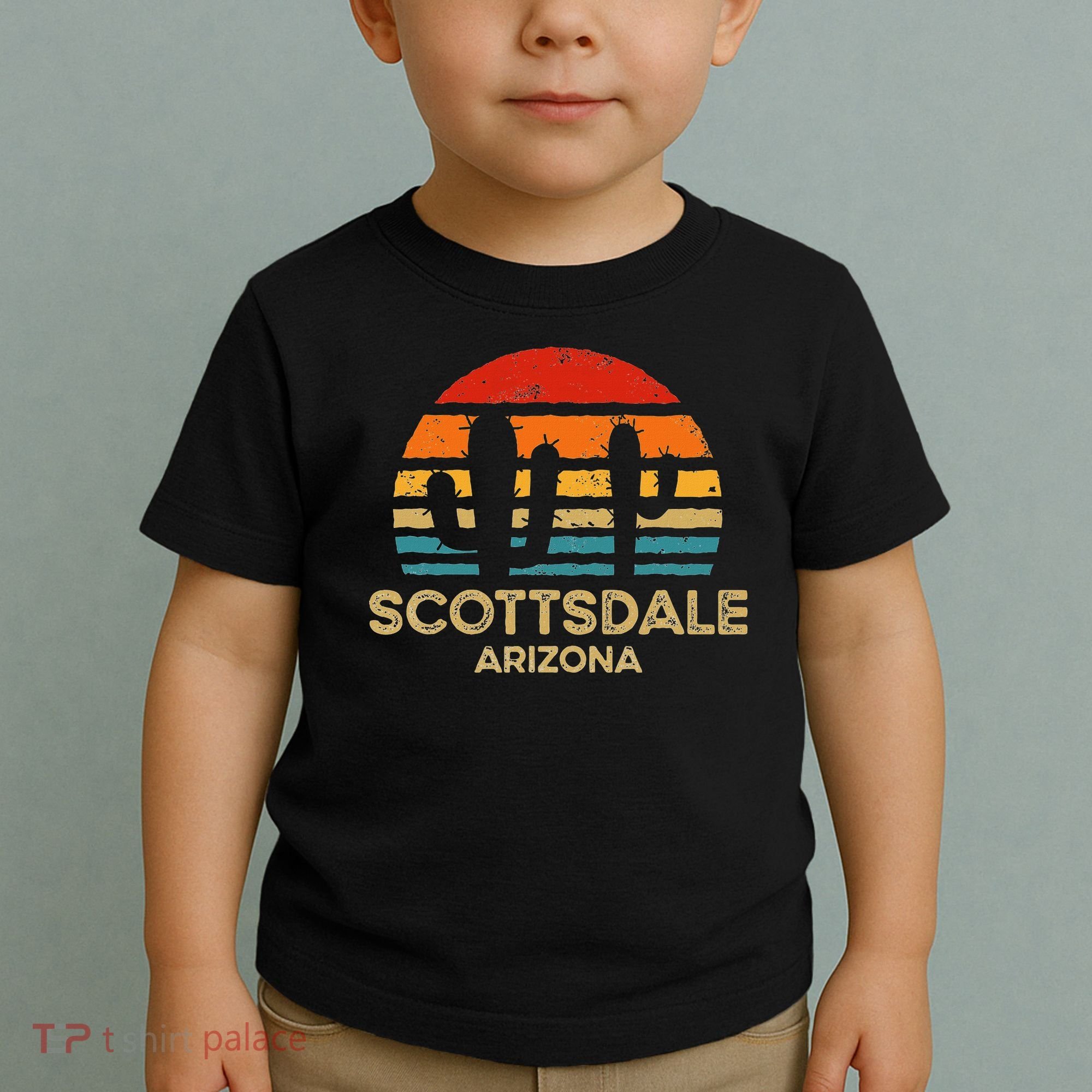 Scottsdale Arizona Retro Sunset Toddler T-Shirt