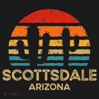 Scottsdale Arizona Retro Sunset Visor thumb 3