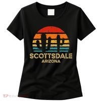 Scottsdale Arizona Retro Sunset Women's T-Shirt thumb 0