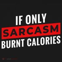 Sarcasm Burnt Calories USA-Made Doggie Bandana thumb 2