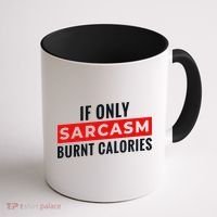Sarcasm Burnt Calories Coffee Mug thumb 1