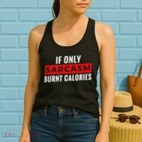 Sarcasm Burnt Calories Women's Tank Top thumb 2