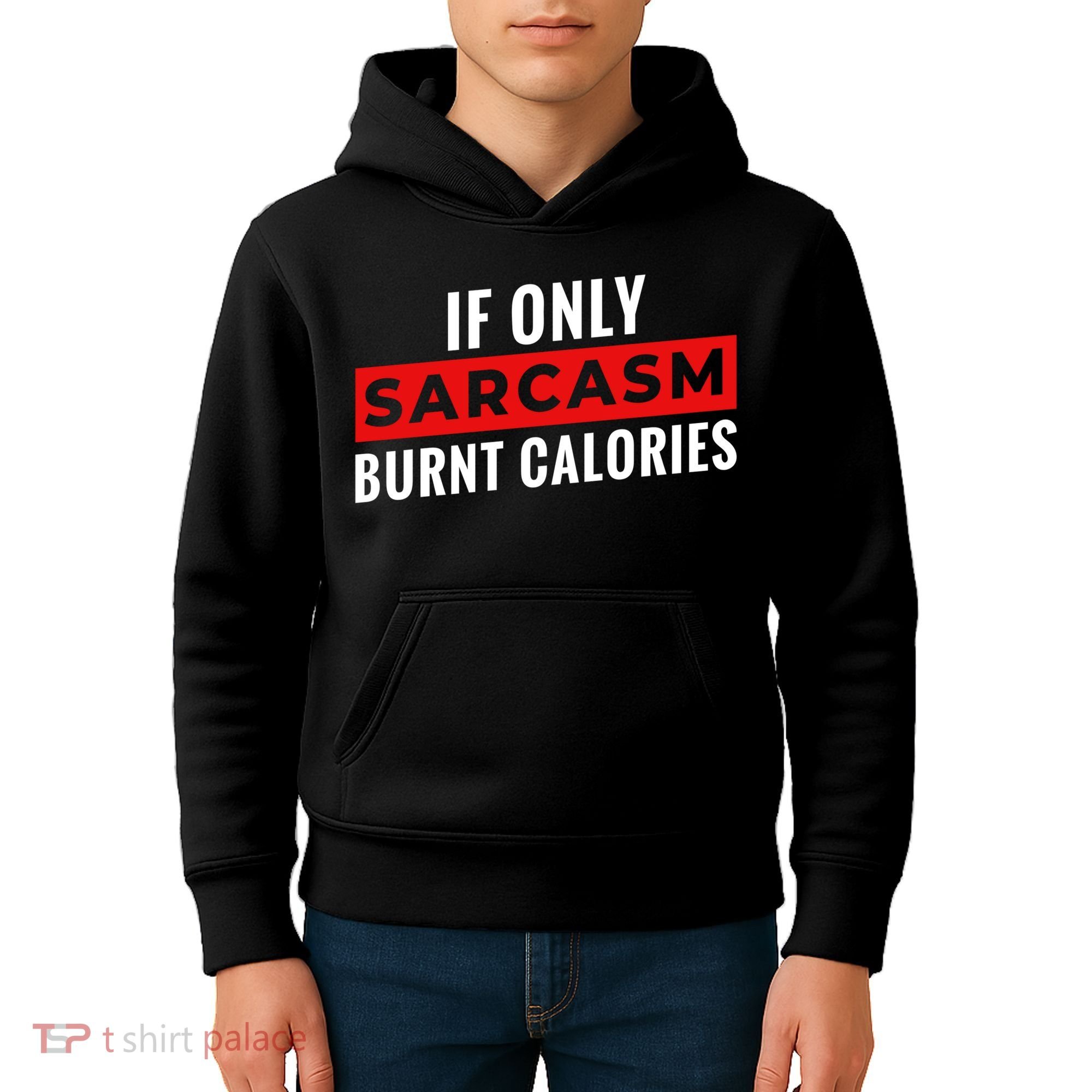 Sarcasm Burnt Calories Kids Hoodie
