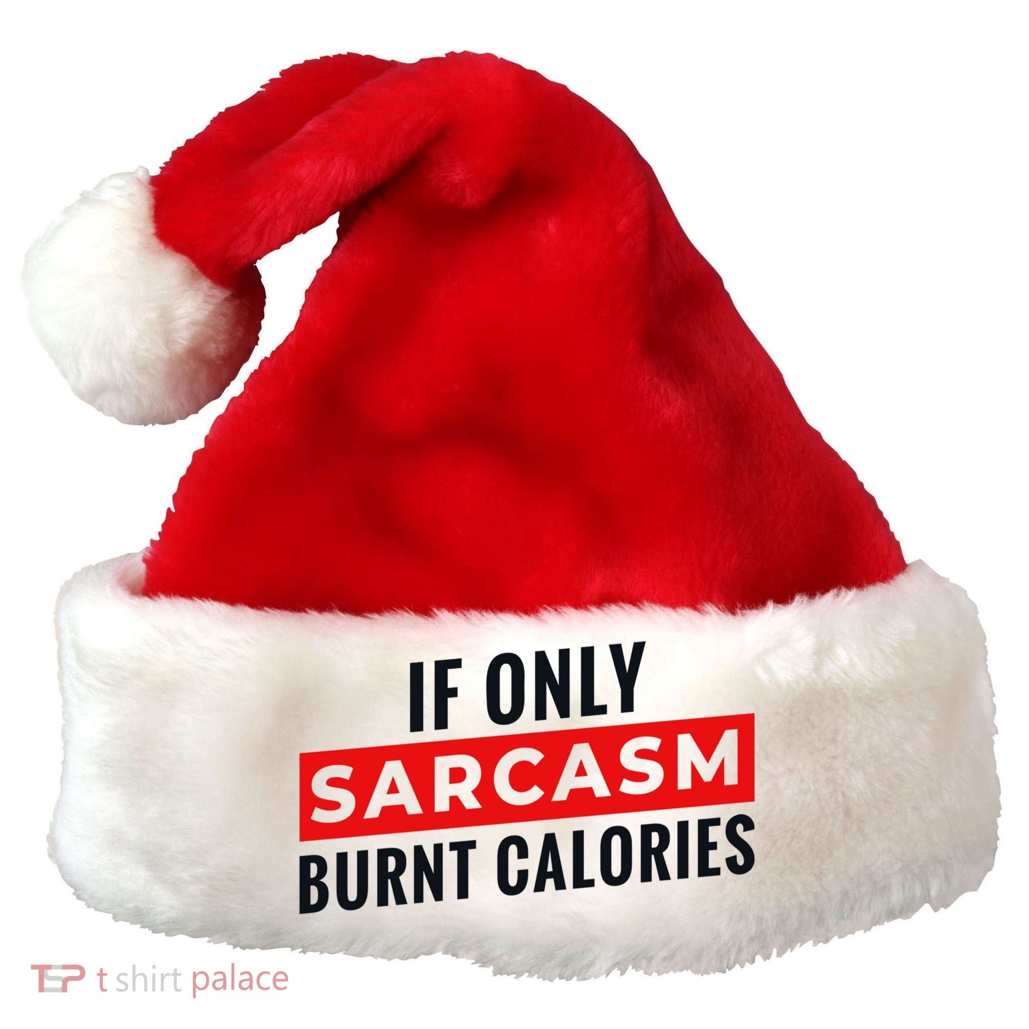 Sarcasm Burnt Calories Santa Hat