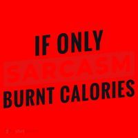 Sarcasm Burnt Calories Santa Hat thumb 1