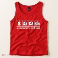 Sarcasm Is Elemental To My Being Tank Top thumb 2