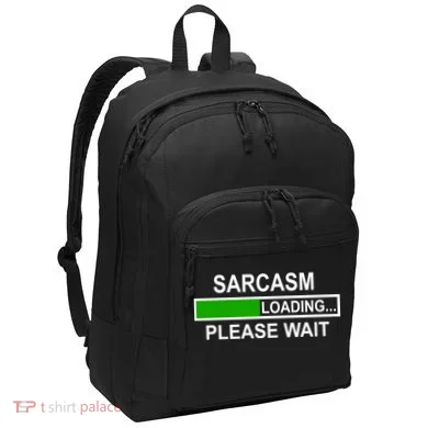 Sarcasm Loading Please Wait Port Authority Basic Backpack