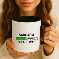 Sarcasm Loading Please Wait Coffee Mug thumb 3