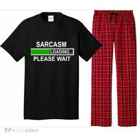 Sarcasm Loading Please Wait Pajama Set thumb 0