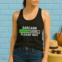 Sarcasm Loading Please Wait Women's Tank Top thumb 2