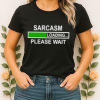 Sarcasm Loading Please Wait Women's T-Shirt thumb 2