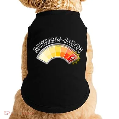 Sarcasm Meter High Doggie Tank