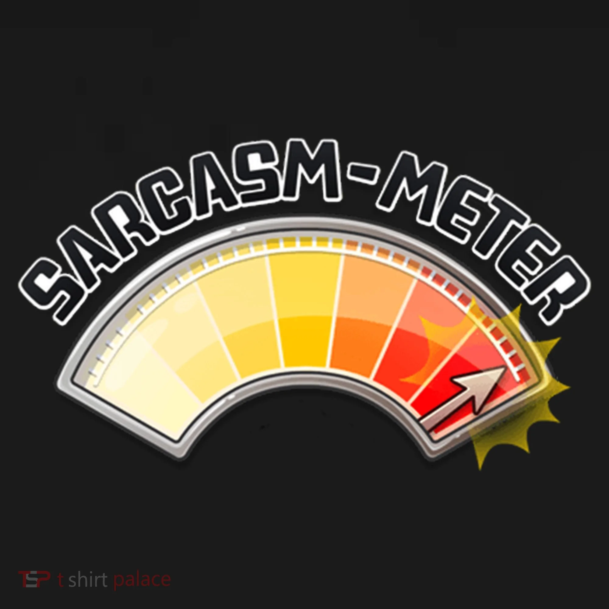 Sarcasm Meter High Doggie Tank