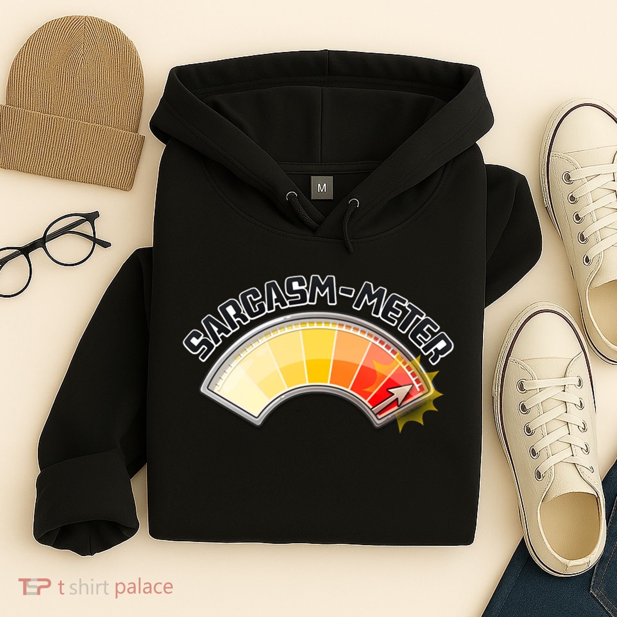 Sarcasm Meter High Hoodie