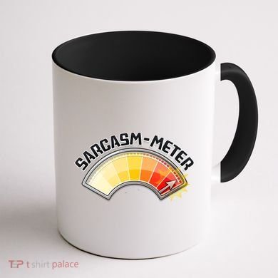 Sarcasm Meter High Coffee Mug back