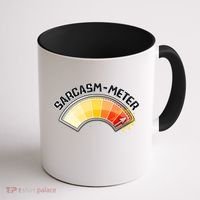 Sarcasm Meter High Coffee Mug thumb 1