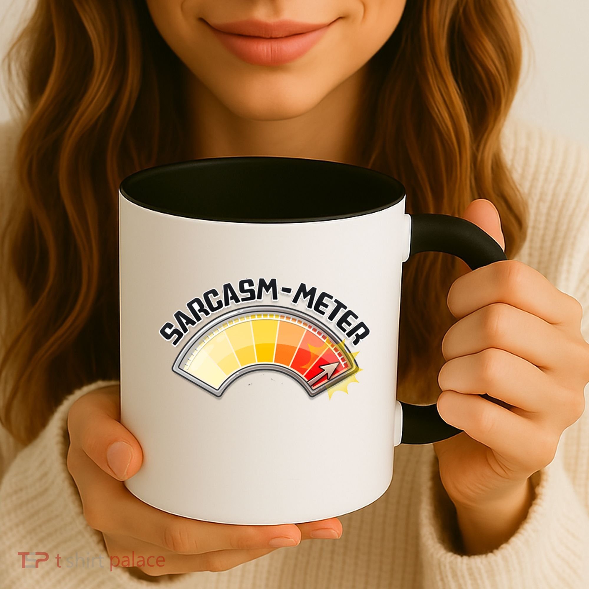 Sarcasm Meter High Coffee Mug