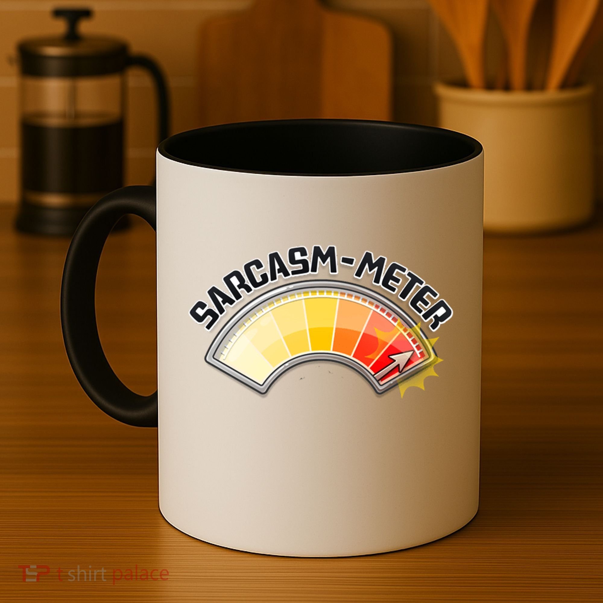 Sarcasm Meter High Coffee Mug