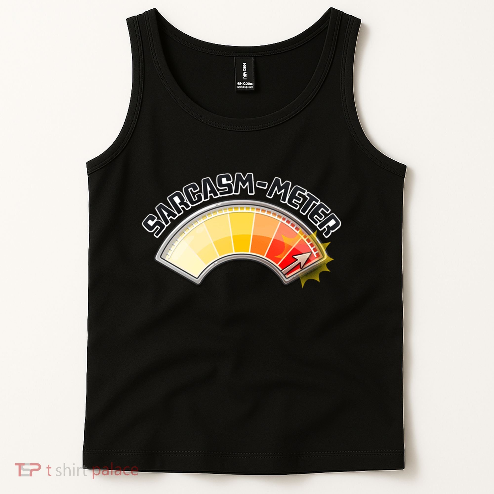 Sarcasm Meter High Tank Top