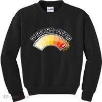Sarcasm Meter High Kids Sweatshirt thumb 0