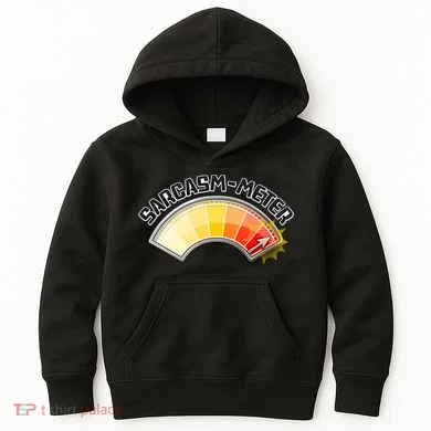 Sarcasm Meter High Kids Hoodie