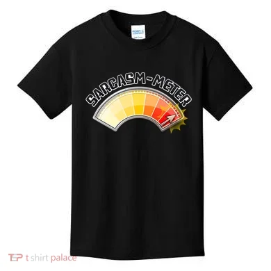 Sarcasm Meter High Kids T-Shirt