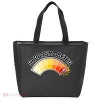 Sarcasm Meter High Tote Bag thumb 0
