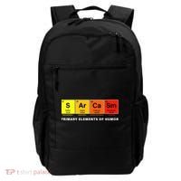 Sarcasm Primary Elements of Humor Backpack thumb 0