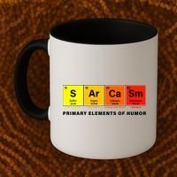 Sarcasm Primary Elements of Humor Coffee Mug thumb 2