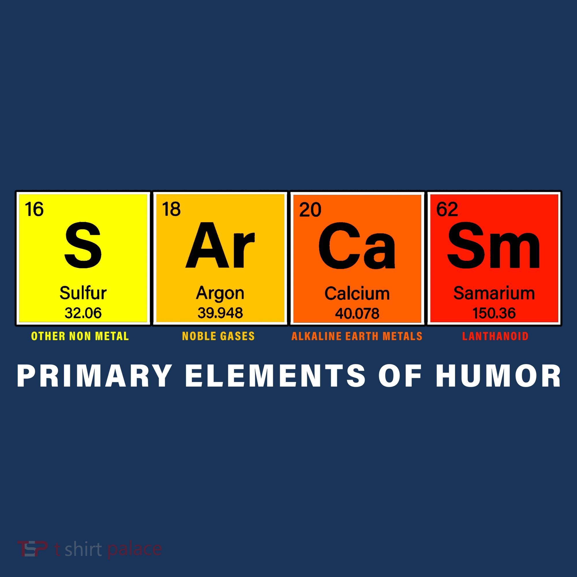 Sarcasm Primary Elements of Humor Hoodie