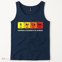 Sarcasm Primary Elements of Humor Tank Top thumb 2