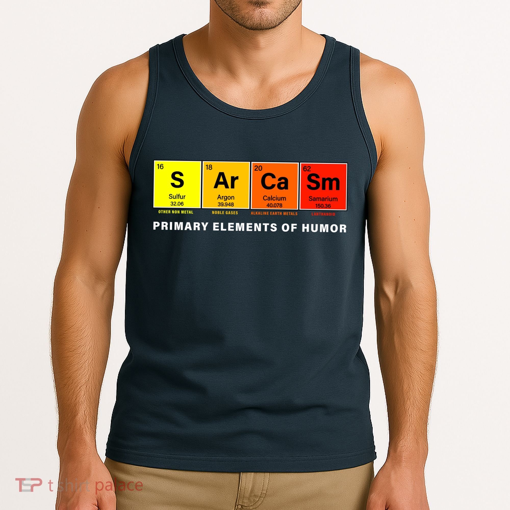 Sarcasm Primary Elements of Humor Tank Top