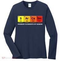 Sarcasm Primary Elements of Humor Women's Long Sleeve Shirt thumb 0