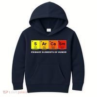 Sarcasm Primary Elements of Humor Kids Hoodie thumb 0