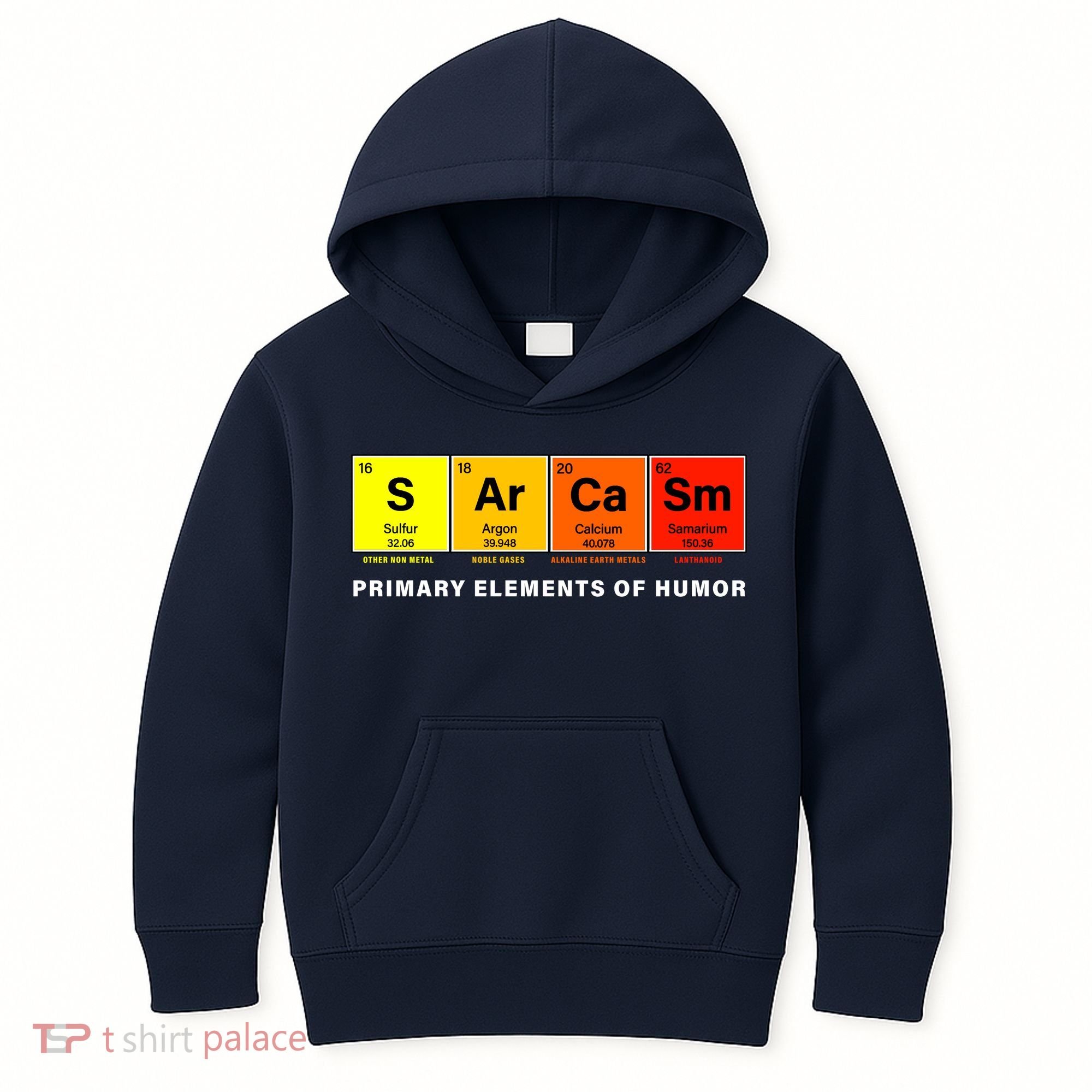 Sarcasm Primary Elements of Humor Kids Hoodie