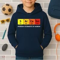 Sarcasm Primary Elements of Humor Kids Hoodie thumb 2