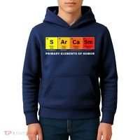 Sarcasm Primary Elements of Humor Kids Hoodie thumb 4