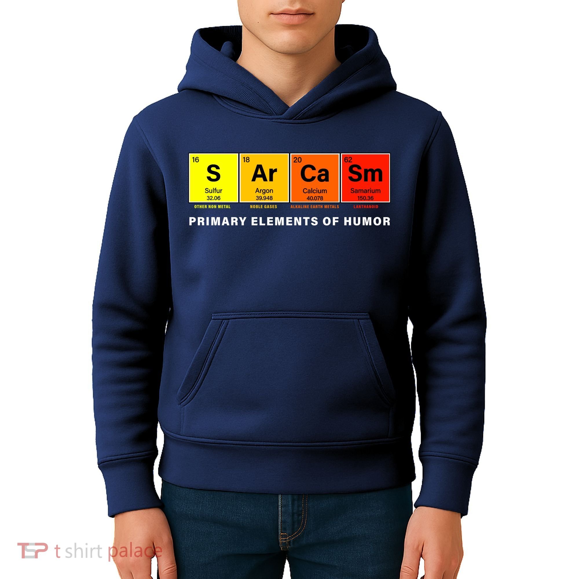 Sarcasm Primary Elements of Humor Kids Hoodie