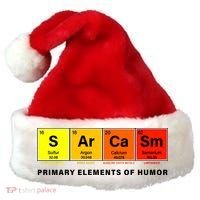 Sarcasm Primary Elements of Humor Santa Hat thumb 0
