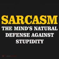 Sarcasm The Mind's Natural Defense Sweatshirt thumb 3