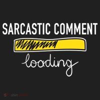 Sarcastic Comment Loading Funny Meme Golf Towel thumb 3