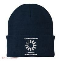 Sarcastic Comment Loading Please Wait Beanie thumb 0