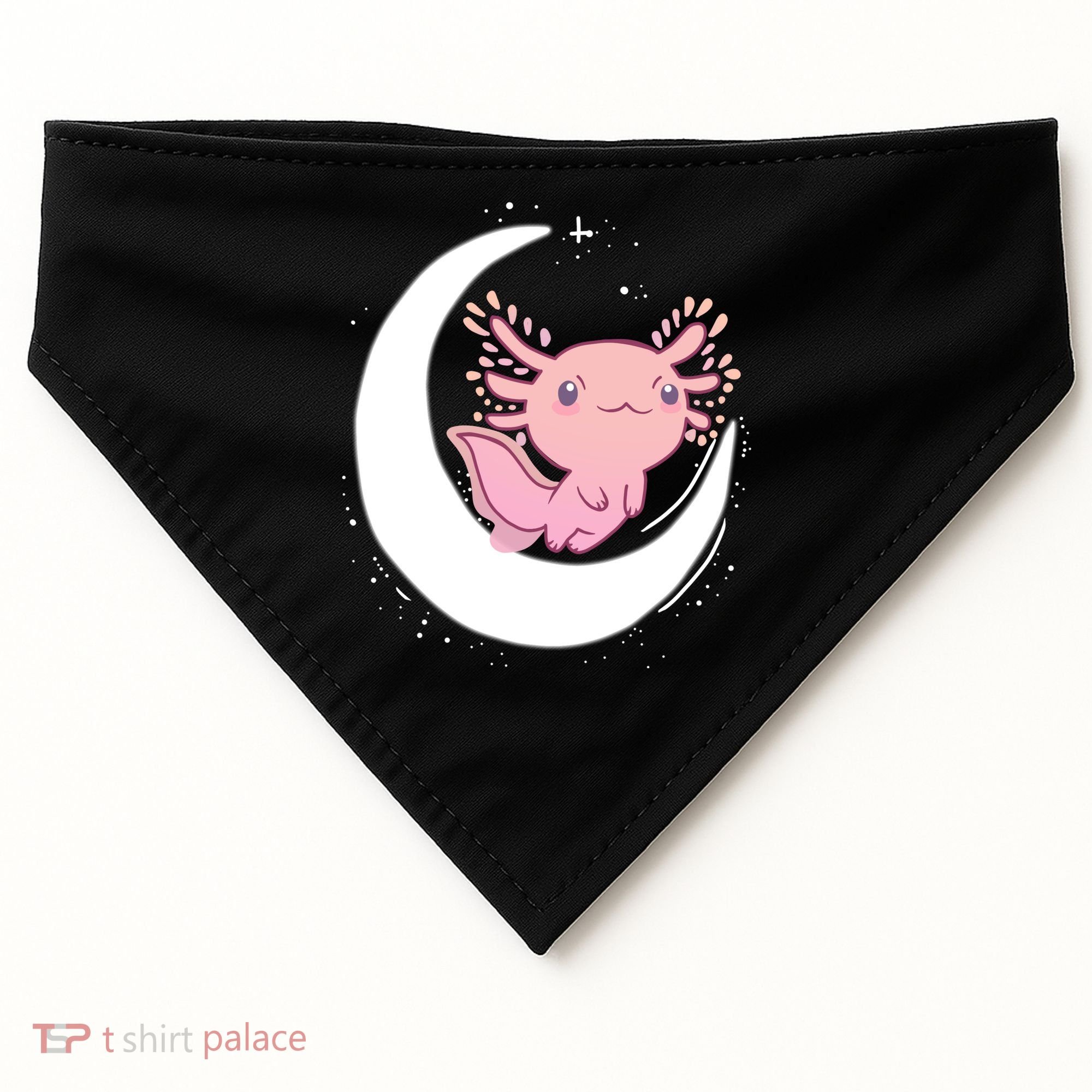 Space Axolotl USA-Made Doggie Bandana
