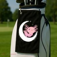 Space Axolotl Golf Towel thumb 2