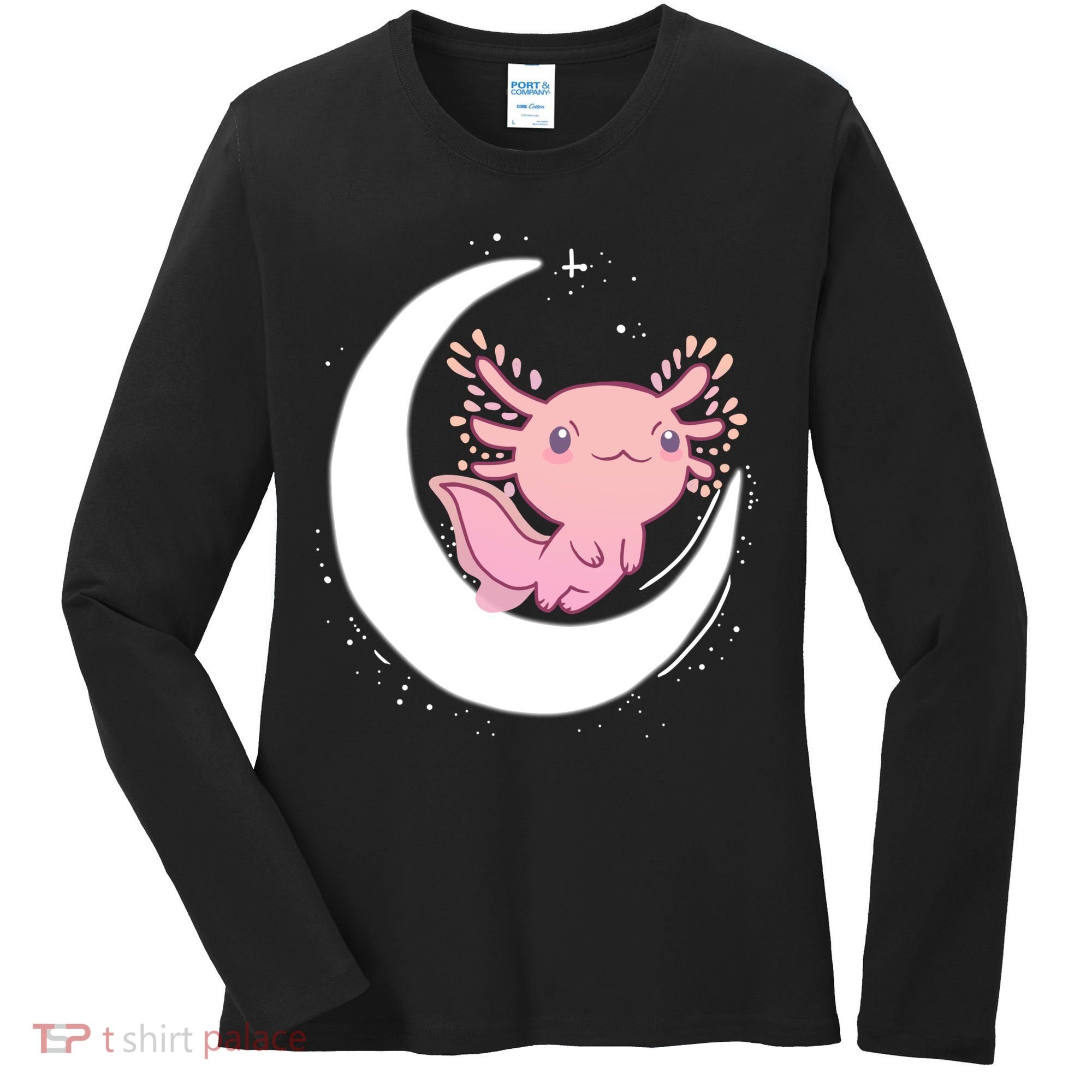 Space Axolotl Women's Long Sleeve Shirt