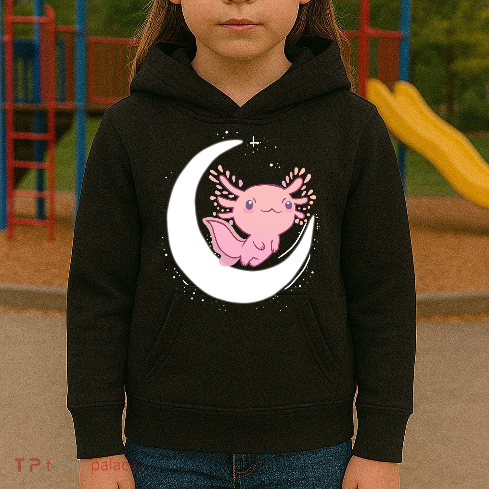 Space Axolotl Kids Hoodie