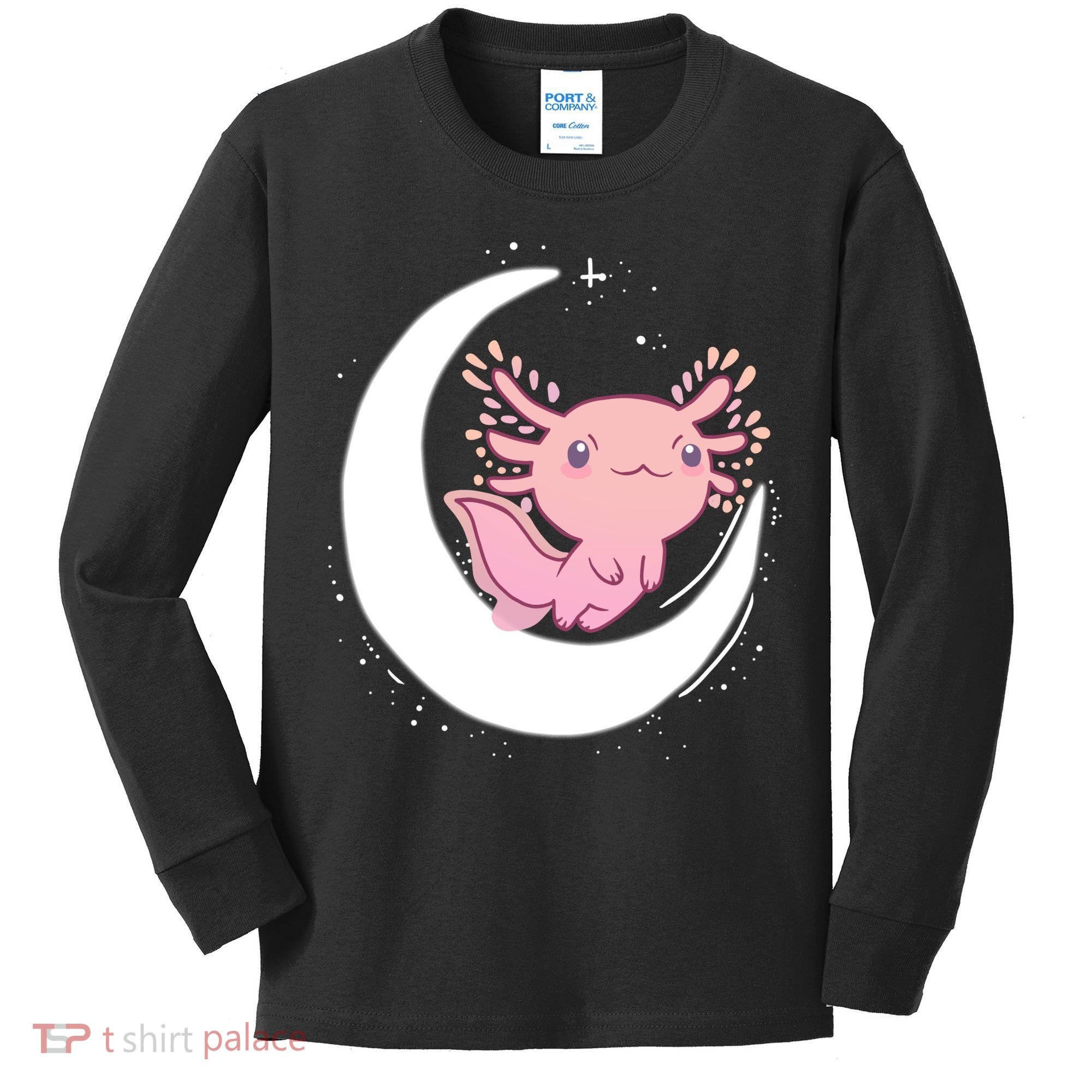Space Axolotl Kids Long Sleeve Shirt