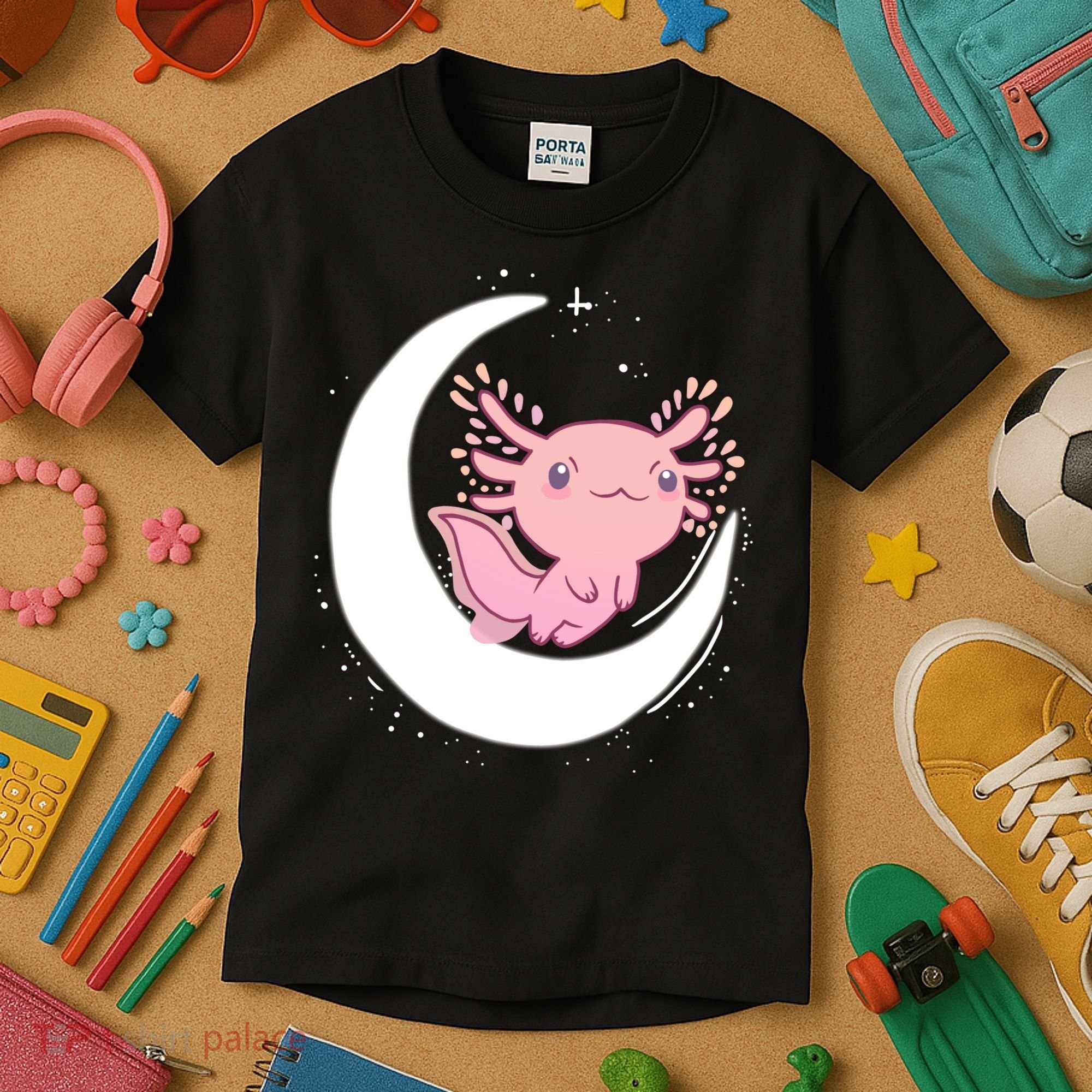 Space Axolotl Kids T-Shirt